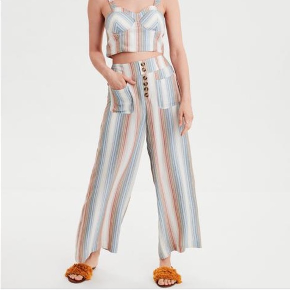 American Eagle Outfitters Pants - AE stripped palazzo pants